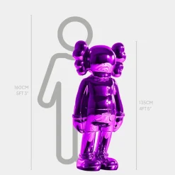 Lucify Seek 135cm Purple Resin Indoor Sculpture