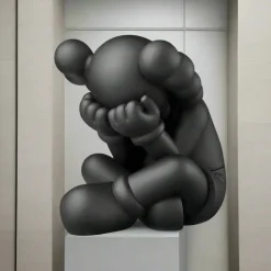 Lucify Solace 92cm Black Resin Indoor Sculpture