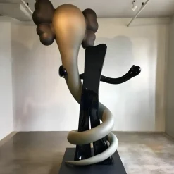 Lucify Viper 176cm Grey Resin Indoor Sculpture