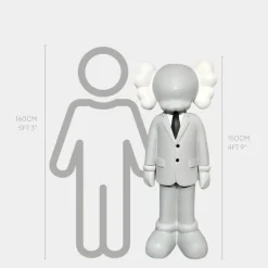Lucify Vogue 150cm Grey Resin Indoor Sculpture