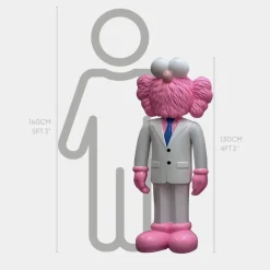 Lucify Vogue 130cm Grey Resin Indoor Sculpture