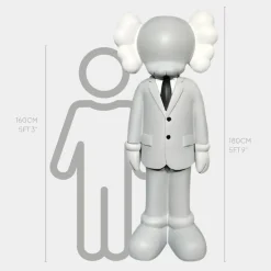 Lucify Vogue 180cm Grey Resin Indoor Sculpture