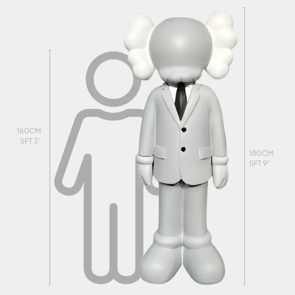 Lucify Vogue 180cm Grey Resin Indoor Sculpture