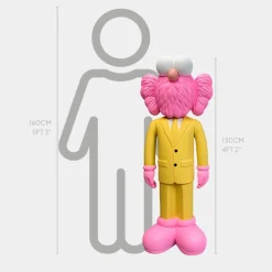 Lucify Vogue 130cm Yellow Resin Indoor Sculpture