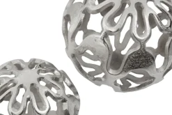 Lumi Spheres 21cm Silver Metal Indoor Sculptures
