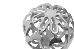 Lumi Spheres 21cm Silver Metal Indoor Sculptures