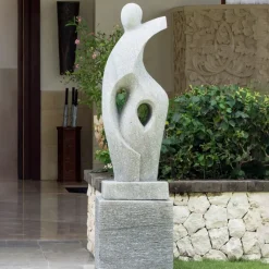 Majestic Contemporary Stone Garden Sculpture