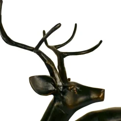 Majestic Deer Bronze Metal Garden Statue