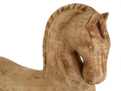 Majestic Horse 50cm Wood Indoor Statue