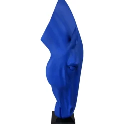 Majestic Horse Head 151cm Blu Blue Resin Sculpture