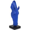 Majestic Horse Head 70cm Blu Blue Resin Sculpture