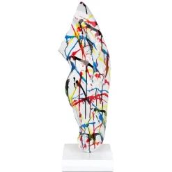 Majestic Horse Head 70cm Multicoloured Resin Sculpture