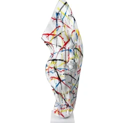 Majestic Horse Head 151cm Multicoloured Resin Sculpture