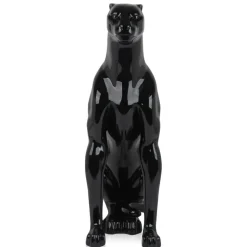 Majestic Panther 78cm Black Resin Indoor Sculpture