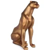 Majestic Panther 78cm Bronze Resin Indoor Sculpture