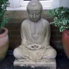 Meditation Buddha Stone Garden Statue