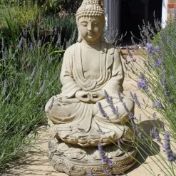 Meditation Buddha Stone Garden Statue