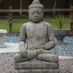 Mega Buddha Stone Garden Statue