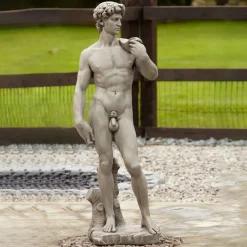 Michelangelo David 120cm Stone Garden Statue