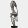 Mirage Evolution 110cm Silver Metal Indoor Sculpture
