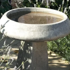 Modern & Simple Stone Garden Bird Bath