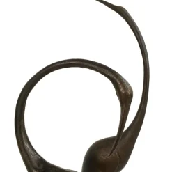 Modern Cranes Bronze Metal Garden Ornaments