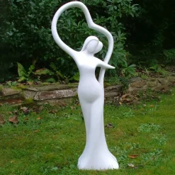 Modern Romance 80cm Marble Resin Garden Statue