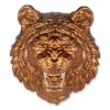 Mystic Tiger 37cm Bronze Resin Wall Sculpture