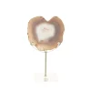 Mystical Agate 30cm White & Silver Stone Indoor Sculpture