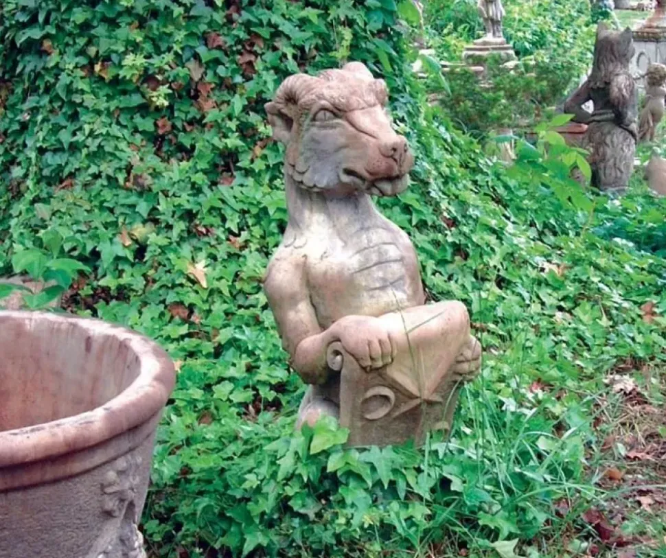 Mystical Dragon 87cm Stone Garden Statue
