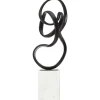 Mystical Grace 60cm Black Metal Indoor Sculpture