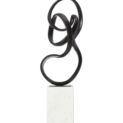 Mystical Grace 60cm Black Metal Indoor Sculpture