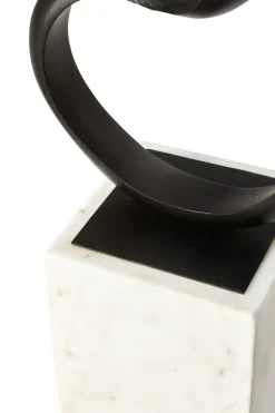 Mystical Grace 60cm Black Metal Indoor Sculpture