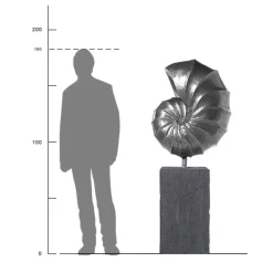 Nautical 173cm Resin Bronze Home & Garden Sculpture