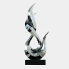 Nexus Ignite 93cm Silver Metal Indoor Sculpture v1