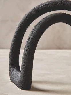 Nightfall 21cm Black Metal Indoor Sculpture