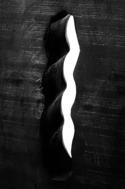 Obsidian Essence 70cm Black Wood Indoor Sculpture