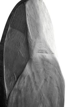 Obsidian Essence 70cm Black Wood Indoor Sculpture