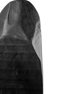 Obsidian Essence 70cm Black Wood Indoor Sculpture