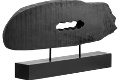 Obsidian Essence 32cm Black Wood Indoor Sculpture