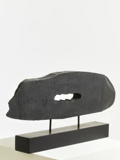 Obsidian Essence 32cm Black Wood Indoor Sculpture