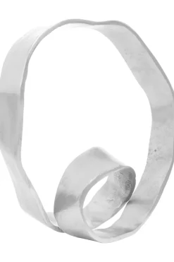 Orbique 42cm Silver Metal Indoor Sculpture