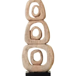 Orbital Elegance 57cm Wood Indoor Sculpture