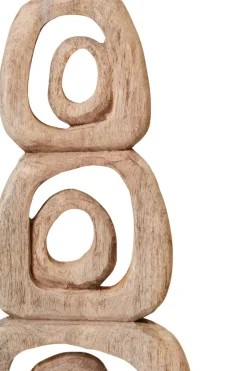 Orbital Elegance 57cm Wood Indoor Sculpture