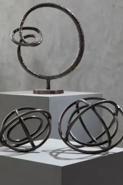 Orbitus 52cm Bronze Metal Indoor Sculpture