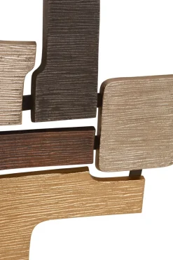 Organic Grid 40cm Metal Wall Sculpture