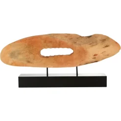 Oval Essence 32cm Wood Indoor Sculpture