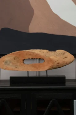 Oval Essence 32cm Wood Indoor Sculpture