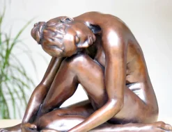 Pause In The Dance Figurine Bronze Indoor Sculpture