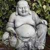 Pearl Stone Buddha Garden Ornament